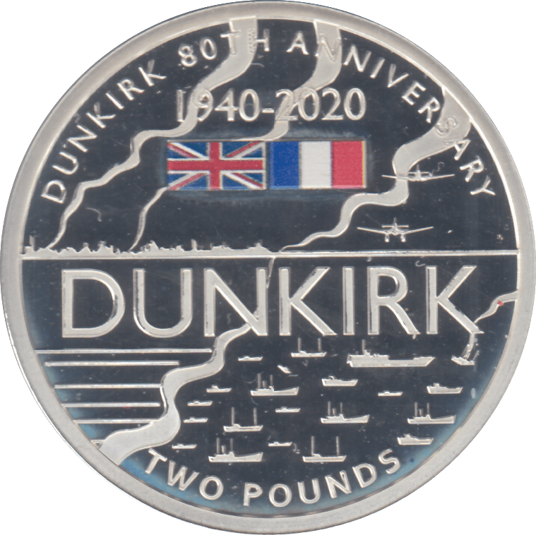 2020 SILVER PROOF £2 ALDERNEY - SILVER WORLD COINS - Cambridgeshire Coins