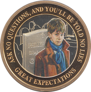 2020 SILVER PROOF 2 POUND GREAT EXPECTATIONS COLOURED - WORLD COINS - Cambridgeshire Coins