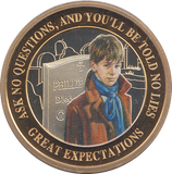 2020 SILVER PROOF 2 POUND GREAT EXPECTATIONS COLOURED - WORLD COINS - Cambridgeshire Coins