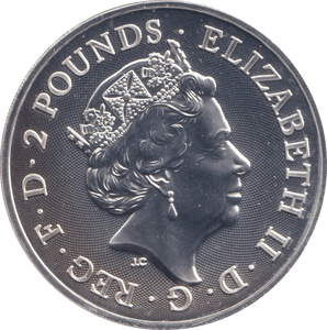 2020 SILVER PROOF 2 POUND YEAR OF THE RAT - SILVER WORLD COINS - Cambridgeshire Coins