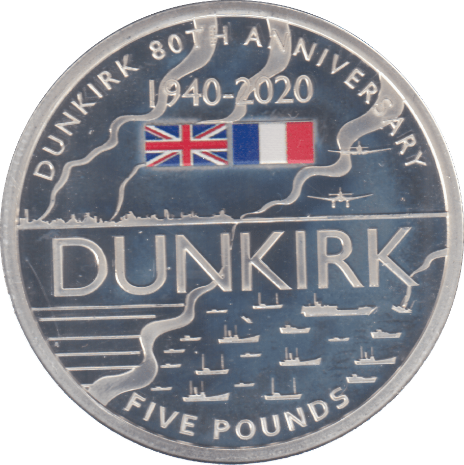 2020 SILVER PROOF £5 ALDERNEY - SILVER WORLD COINS - Cambridgeshire Coins