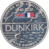 2020 SILVER PROOF £5 ALDERNEY - SILVER WORLD COINS - Cambridgeshire Coins