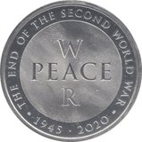 2020 SILVER PROOF 5 POUND COIN - SILVER WORLD COINS - Cambridgeshire Coins