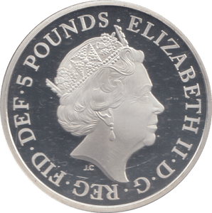 2020 SILVER PROOF 5 POUND COIN - SILVER WORLD COINS - Cambridgeshire Coins