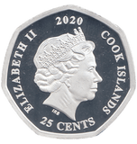 2020 SILVER PROOF 50 PENCE SHAPE 25 CENTS CHRISTMAS PUDDING - WORLD COINS - Cambridgeshire Coins