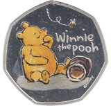 2020 SILVER PROOF COLOURED 50 P WINNIE THE POOH - 50P Silver Proof - Cambridgeshire Coins