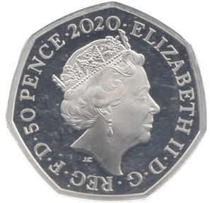 2020 SILVER PROOF COLOURED 50 P WINNIE THE POOH - 50P Silver Proof - Cambridgeshire Coins