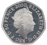 2020 SILVER PROOF COLOURED 50 P WINNIE THE POOH - 50P Silver Proof - Cambridgeshire Coins