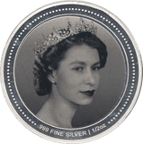 2020 SILVER PROOF COMMEMORATIVE COIN ELIZABETH II (1) - SILVER WORLD COINS - Cambridgeshire Coins