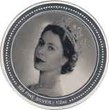 2020 SILVER PROOF COMMEMORATIVE COIN ELIZABETH II (3) - SILVER WORLD COINS - Cambridgeshire Coins