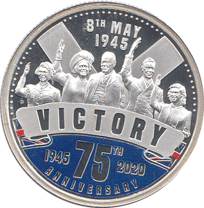 2020 SILVER PROOF DOLLAR 75H ANNIVERSARY OF VICTORY - WORLD COINS - Cambridgeshire Coins