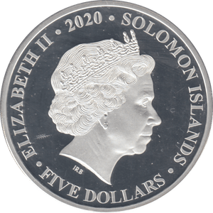 2020 SILVER PROOF FIVE DOLLAR 75TH ANNIVERSARY - SILVER WORLD COINS - Cambridgeshire Coins