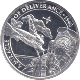 2020 SILVER PROOF HALF CROWN GIBRALTAR - SILVER WORLD COINS - Cambridgeshire Coins