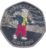 2020 SILVER PROOF ISLE OF MAN ALGY PUG 50P - 50P Silver Proof - Cambridgeshire Coins