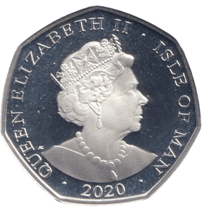 2020 SILVER PROOF ISLE OF MAN RUPERT BEAR 50P - 50P Silver Proof - Cambridgeshire Coins