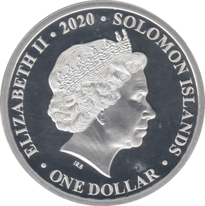 2020 SILVER PROOF ONE DOLLAR 75TH ANNIVERSARY - SILVER WORLD COINS - Cambridgeshire Coins