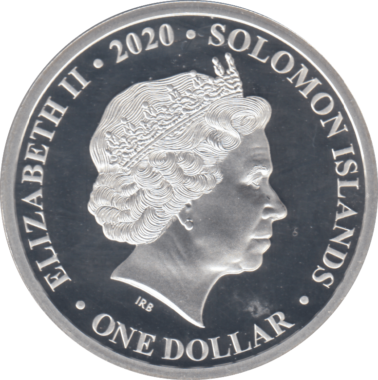 2020 SILVER PROOF ONE DOLLAR 75TH ANNIVERSARY - SILVER WORLD COINS - Cambridgeshire Coins