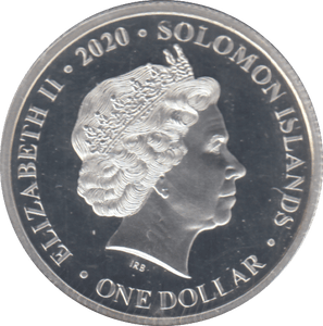 2020 SILVER PROOF ONE DOLLAR 75TH ANNIVERSARY - SILVER WORLD COINS - Cambridgeshire Coins