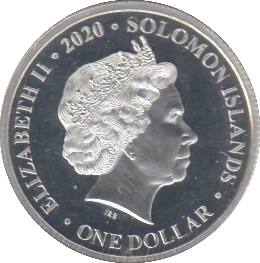 2020 SILVER PROOF ONE DOLLAR 75TH ANNIVERSARY - SILVER WORLD COINS - Cambridgeshire Coins