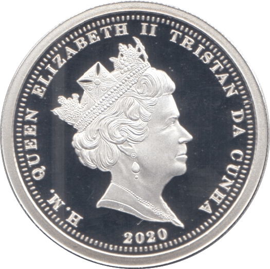 2020 SILVER PROOF ONE POUND TRISTAN DA CUNHA - SILVER WORLD COINS - Cambridgeshire Coins