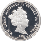 2020 SILVER PROOF ONE POUND TRISTAN DA CUNHA - SILVER WORLD COINS - Cambridgeshire Coins