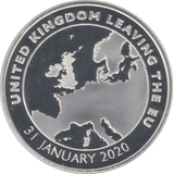 2020 SILVER PROOF UNITED KINGDOM LEAVING THE EUROPE - SILVER WORLD COINS - Cambridgeshire Coins