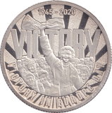 2020 SILVER PROOF V.E. DAY ONE POUND - SILVER WORLD COINS - Cambridgeshire Coins