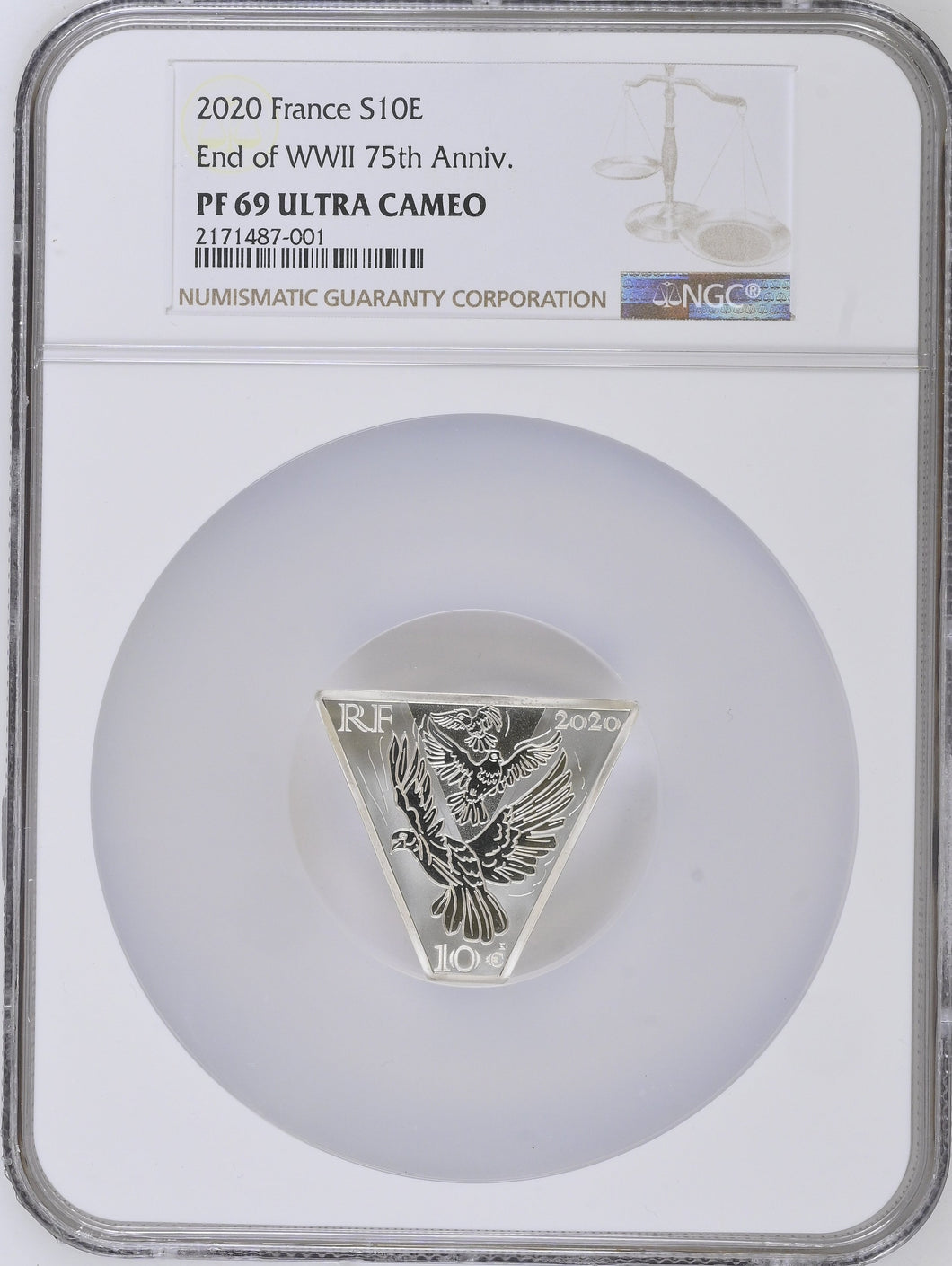 2020 SILVER PROOF WWII 75TH ANNIVERSARY PF69 ULTRA CAMEO - NGC SILVER COINS - Cambridgeshire Coins