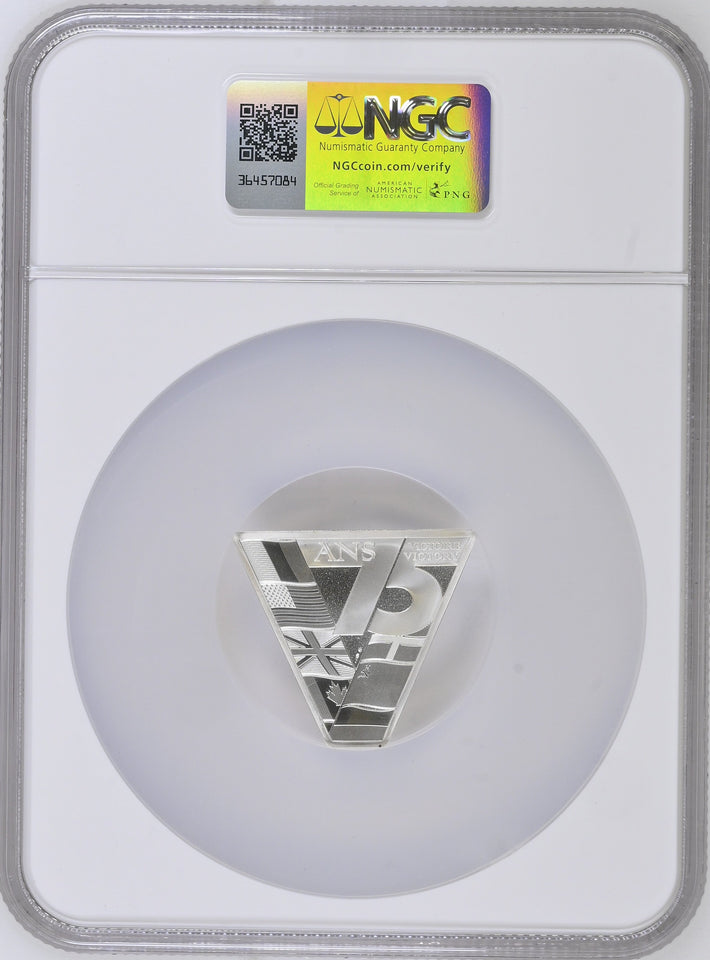 2020 SILVER PROOF WWII 75TH ANNIVERSARY PF69 ULTRA CAMEO - NGC SILVER COINS - Cambridgeshire Coins