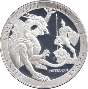 2020 SILVER QUINTUPLE SOVEREIGN ( PROOF ) - SILVER WORLD COINS - Cambridgeshire Coins