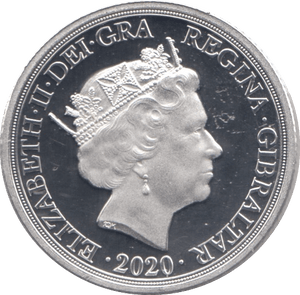 2020 SILVER SOVEREIGN GIBRALTAR - SILVER WORLD COINS - Cambridgeshire Coins