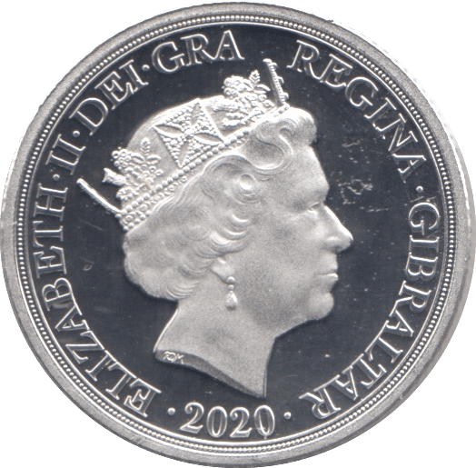 2020 SILVER SOVEREIGN GIBRALTAR - SILVER WORLD COINS - Cambridgeshire Coins