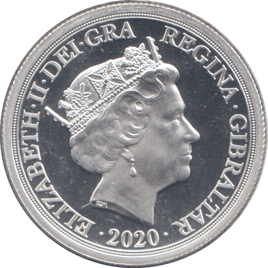 2020 SILVER SOVEREIGNS GIBRALTAR - SILVER WORLD COINS - Cambridgeshire Coins