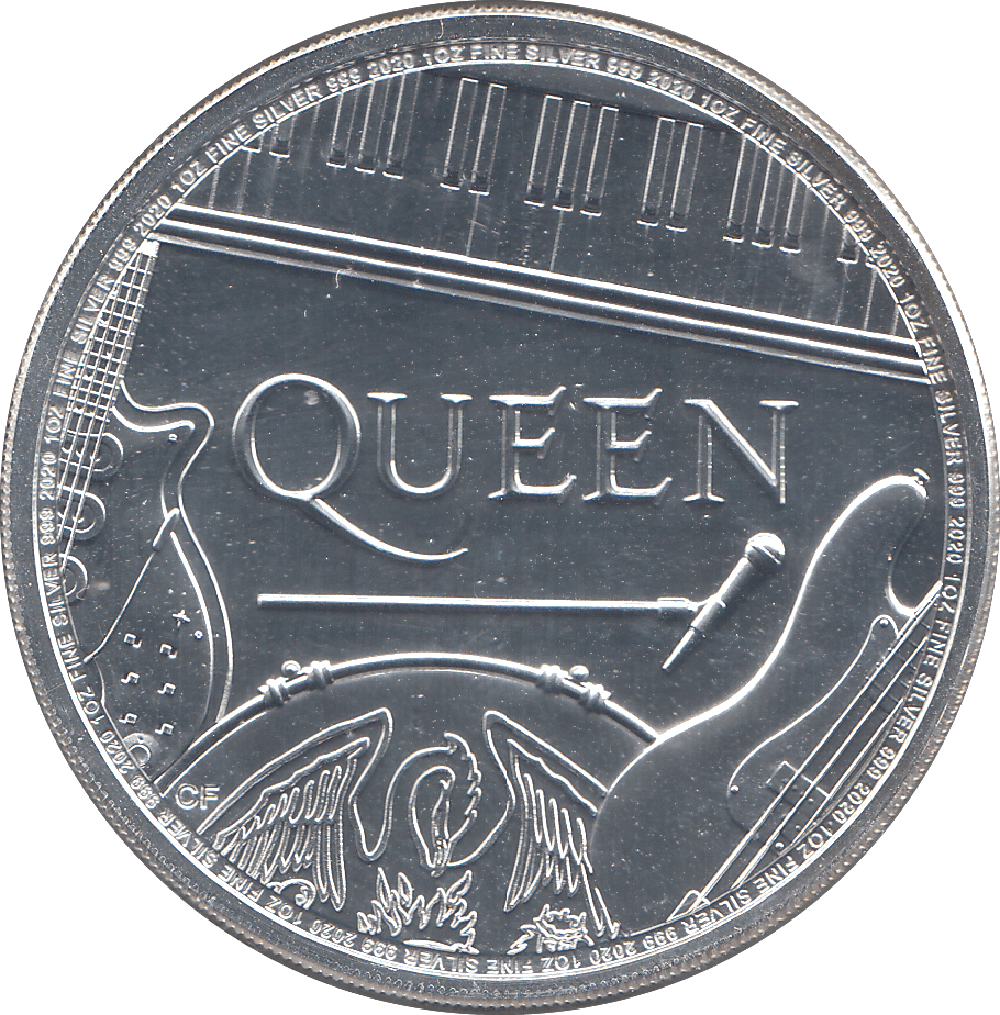 2020 SILVER TWO POUNDS QUEEN ( BU ) - SILVER WORLD COINS - Cambridgeshire Coins