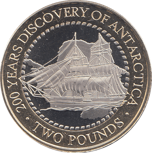 2020 TWO POUNDS 200 YEARS DISCOVERY OF ANTARCTIC ( BU ) - WORLD COINS - Cambridgeshire Coins