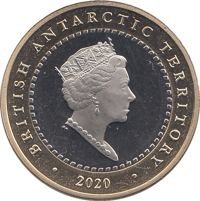 2020 TWO POUNDS 200 YEARS DISCOVERY OF ANTARCTIC ( BU ) - WORLD COINS - Cambridgeshire Coins