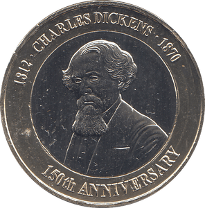 2020 TWO POUNDS CHARLES DICKENS 150TH ANNIVERSARY ( BU ) - WORLD COINS - Cambridgeshire Coins