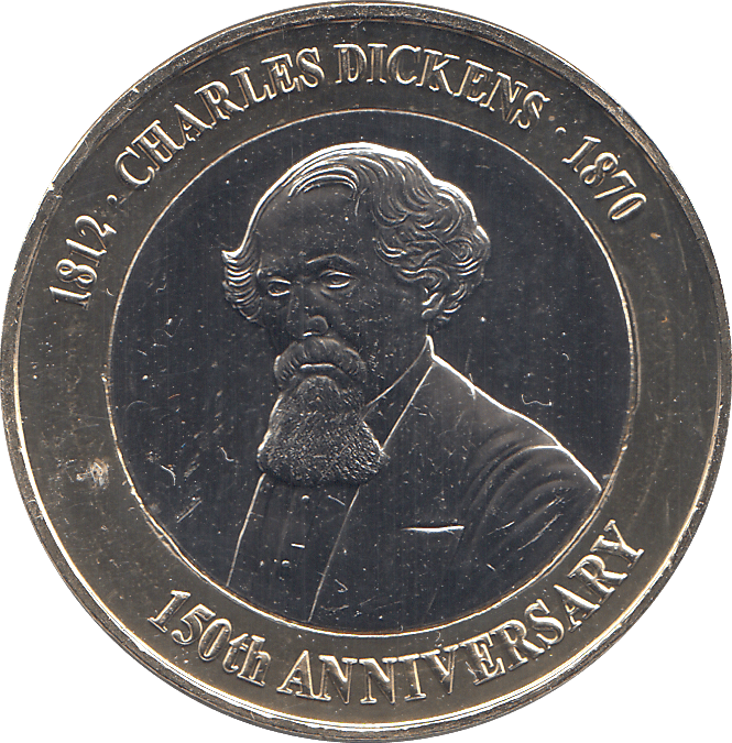2020 TWO POUNDS CHARLES DICKENS 150TH ANNIVERSARY ( BU ) - WORLD COINS - Cambridgeshire Coins