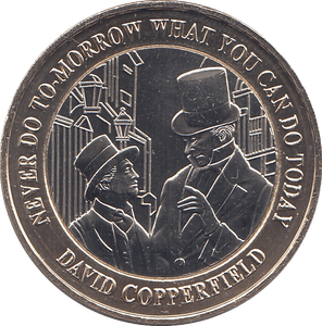 2020 TWO POUNDS DAVID COPPERFIELD ( BU ) - WORLD COINS - Cambridgeshire Coins