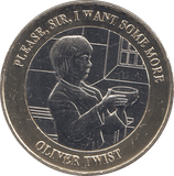 2020 TWO POUNDS OLIVER TWIST PLEASE SIR I WANT SOME MORE ( BU ) - WORLD COINS - Cambridgeshire Coins