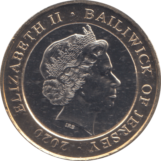 2020 TWO POUNDS SANDRINGHAM HOUSE BAILIWICK OF JERSEY ( BU ) - WORLD COINS - Cambridgeshire Coins