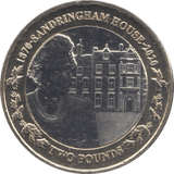 2020 TWO POUNDS SANDRINGHAM HOUSE BAILIWICK OF JERSEY ( BU ) - WORLD COINS - Cambridgeshire Coins