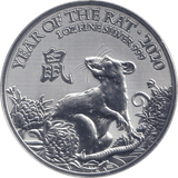 2020 TWO POUNDS SILVER PROOF YEAR OF THE RAT - WORLD COINS - Cambridgeshire Coins