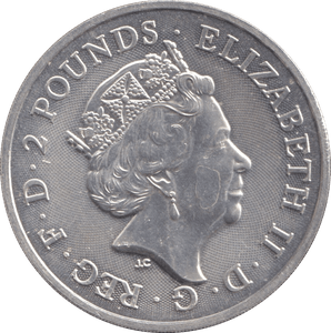 2020 TWO POUNDS UK - SILVER WORLD COINS - Cambridgeshire Coins