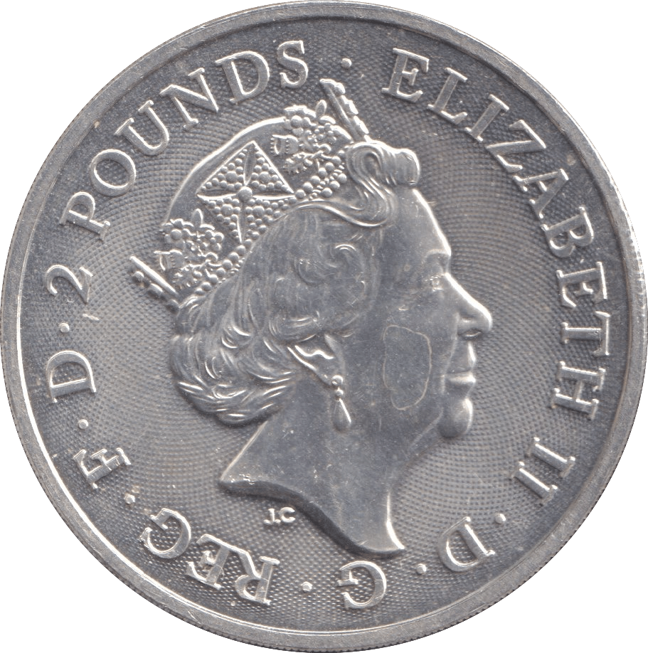 2020 TWO POUNDS UK - SILVER WORLD COINS - Cambridgeshire Coins