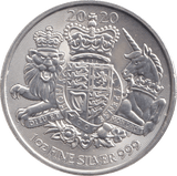 2020 TWO POUNDS UK - SILVER WORLD COINS - Cambridgeshire Coins