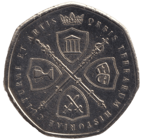 2020 VE DAY BUCKINGHAM PALACE 50P SHAPED COIN - 50P SHAPED COIN - Cambridgeshire Coins