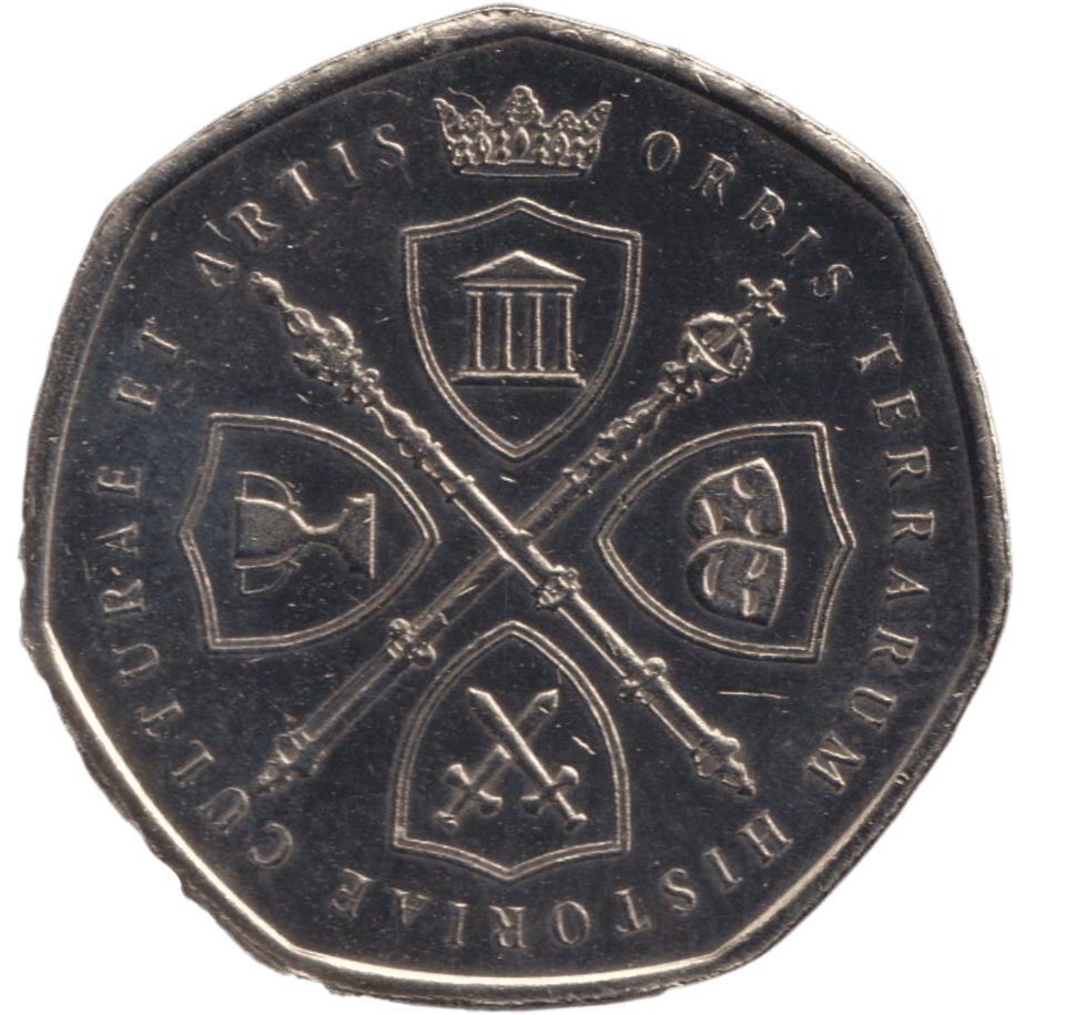 2020 VE DAY PRINCESS ELIZABETH 50P SHAPED COIN - 50P SHAPED COIN - Cambridgeshire Coins