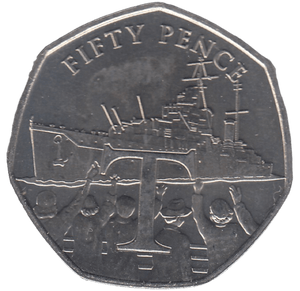 2020 VICTORY : T 50P ISLE OF MAN - 50P REGIONAL ISSUES - Cambridgeshire Coins