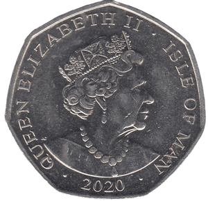 2020 VICTORY : Y 50P ISLE OF MAN - 50P REGIONAL ISSUES - Cambridgeshire Coins